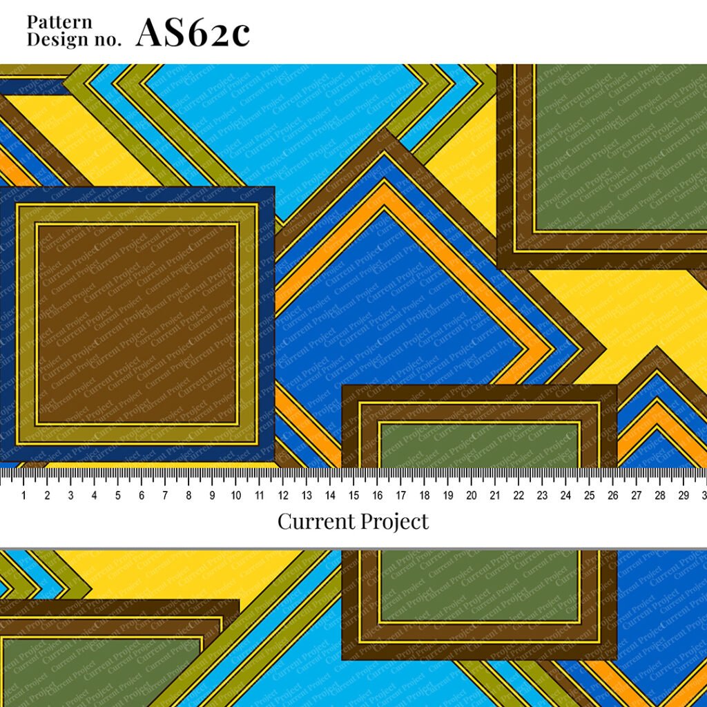 Geometric Seamless Pattern AS62c – Abstract Retro Design for Textile & Wallpaper
