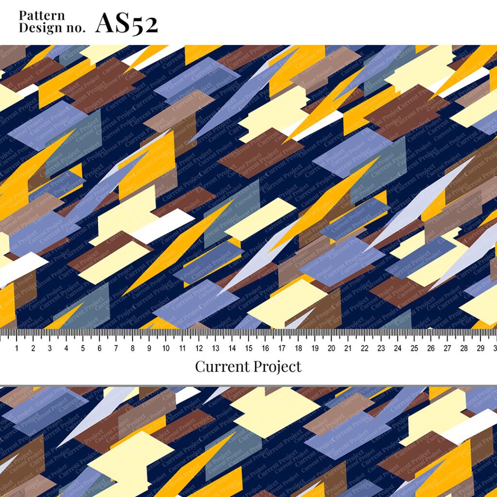 Geometric Seamless Pattern AS52 – Abstract Design for Fabric, Textile & Wallpaper