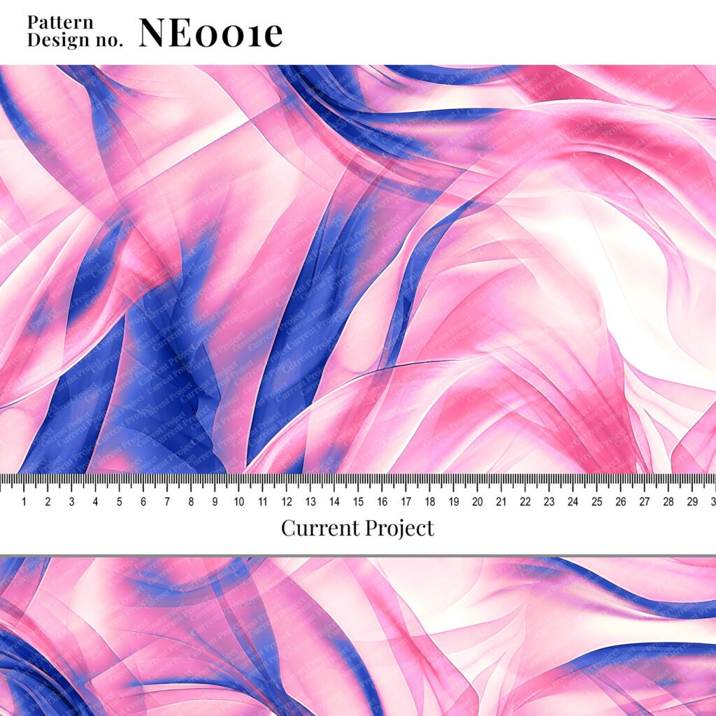 Abstract Seamless Pattern NE001e – Modern Fluid Design for Textile & Wallpaper