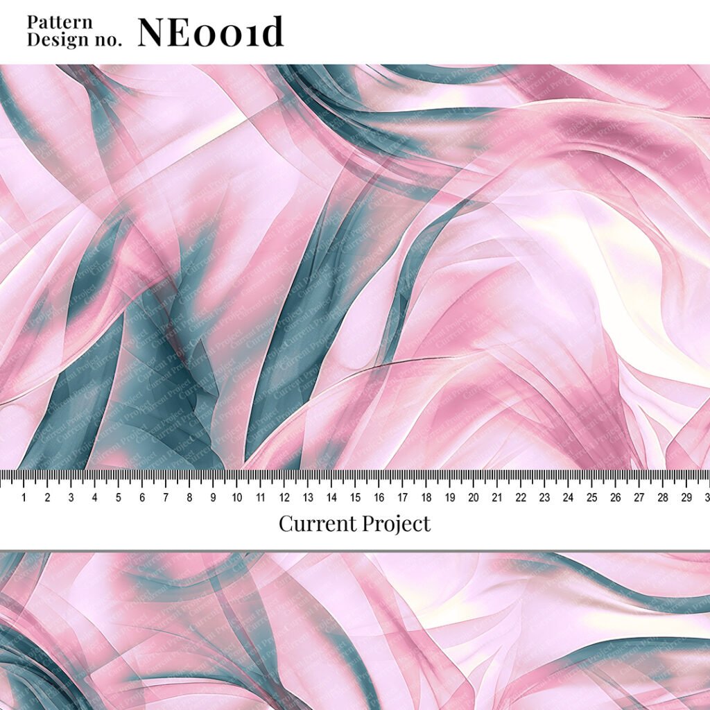 Abstract Seamless Pattern NE001d – Modern Fluid Design for Textile & Wallpaper