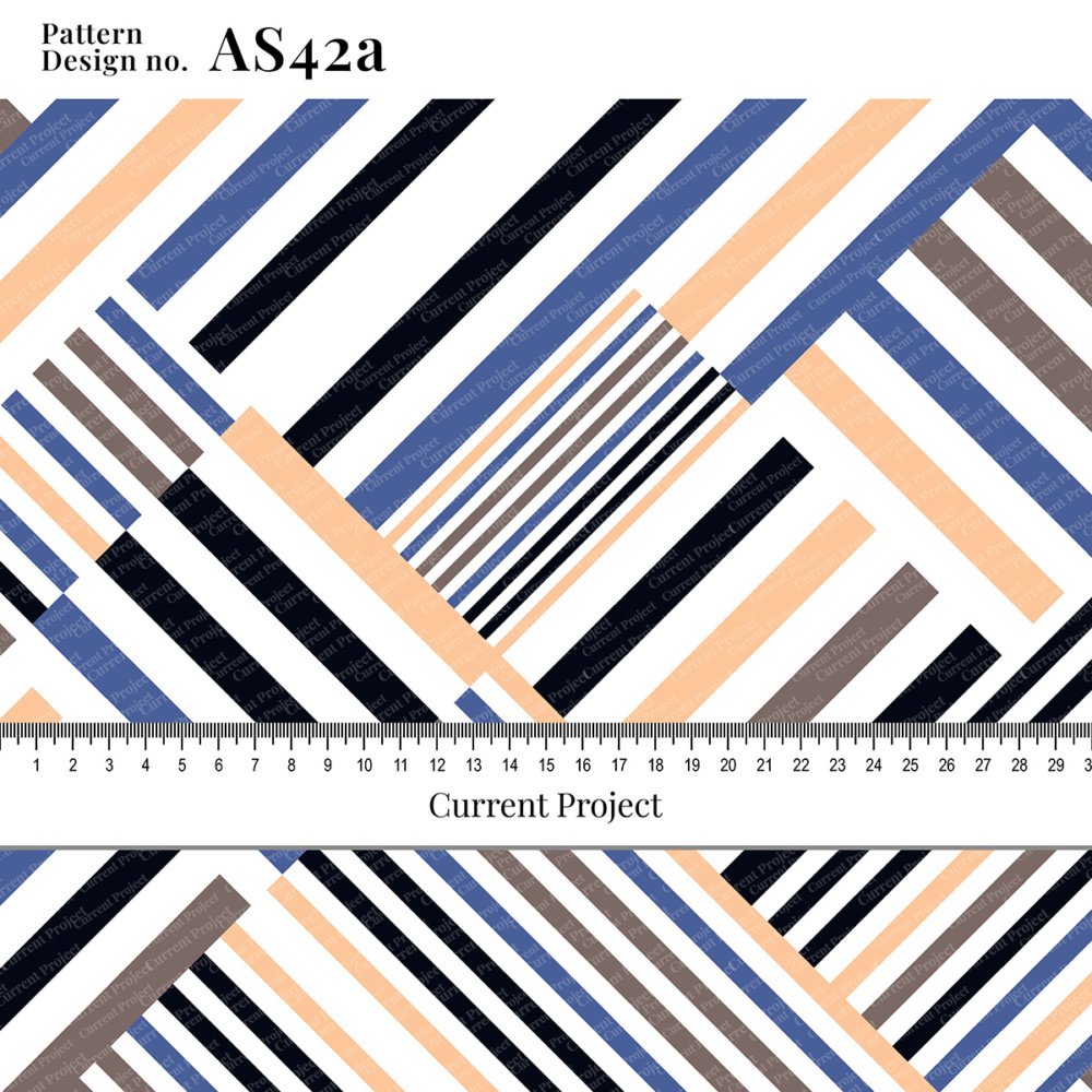 Geometric Seamless Pattern AS42a – Abstract Design for Fabric, Textile & Wallpaper