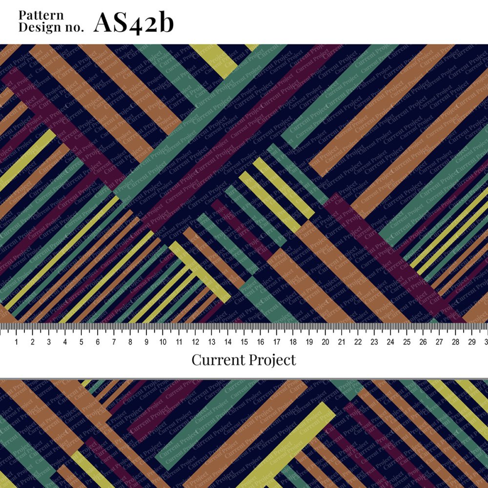 Geometric Seamless Pattern AS42b – Abstract Design for Fabric, Textile & Wallpaper