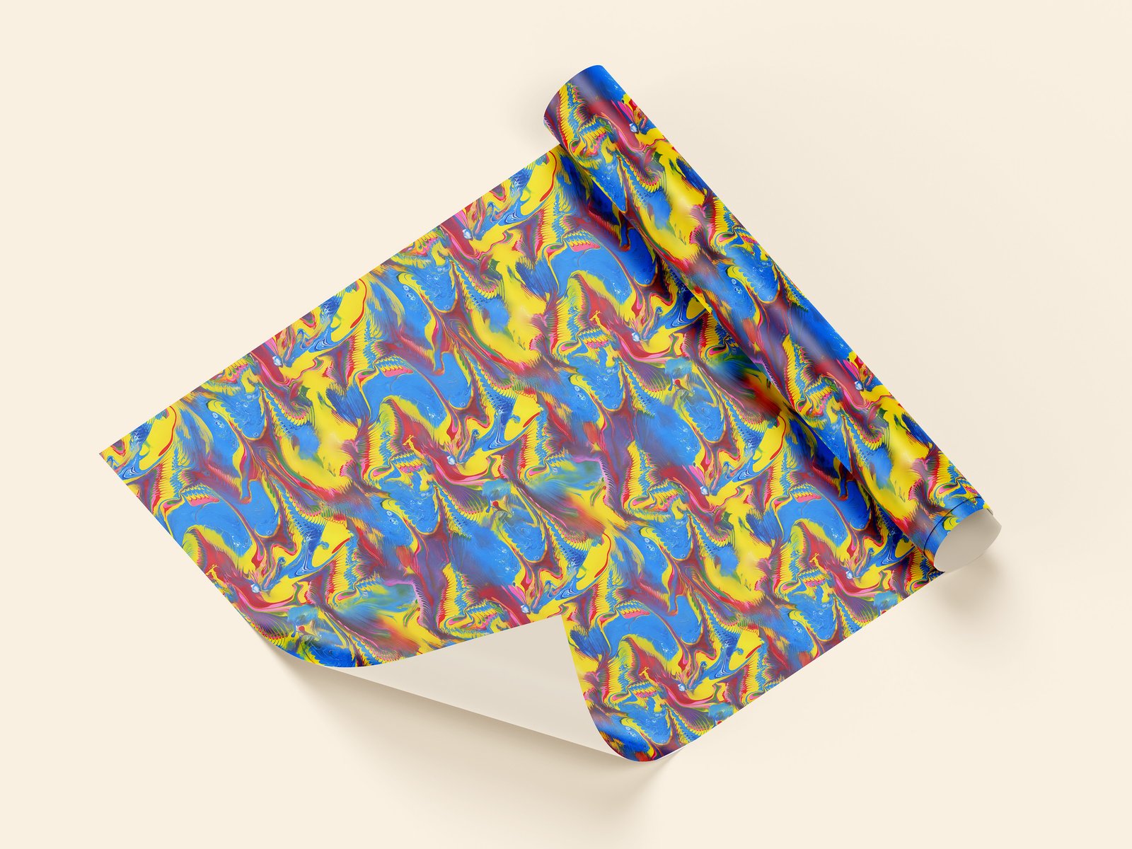 Abstract Seamless Pattern SHU124_HE – Modern Fluid Design for Textile & Wallpaper - Image 3