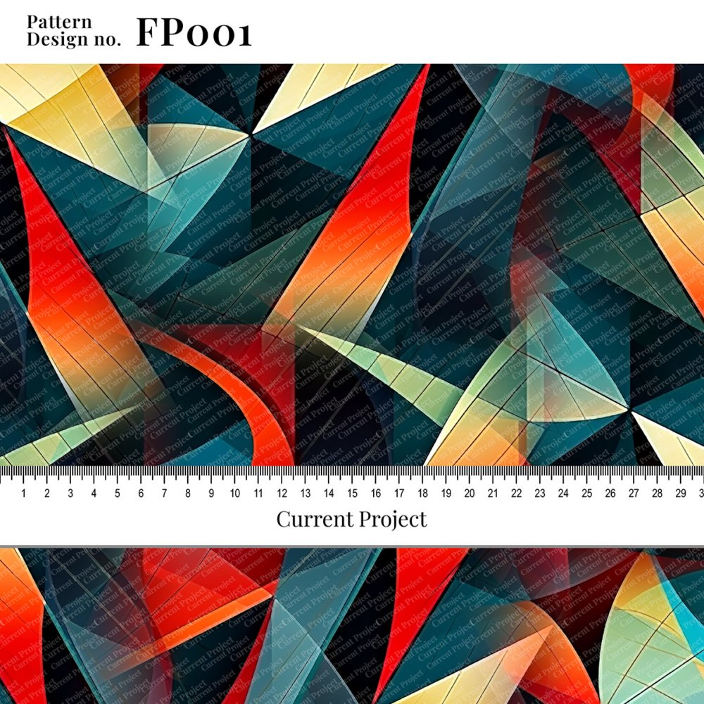 Abstract Seamless Pattern FP001 – Modern Fluid Design for Textile & Wallpaper
